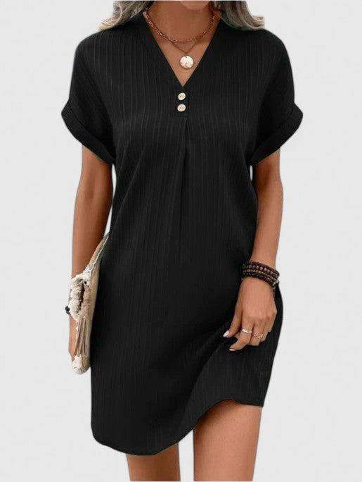 Massie | Elegant Draped Midi Dress