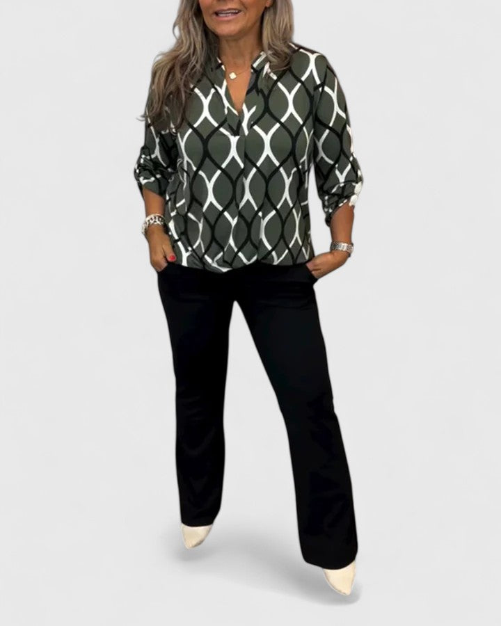 Ella | Elegant Satin Blouse