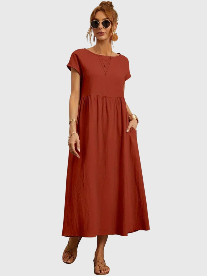 Giselle™ | Casual Pocket Midi Dress