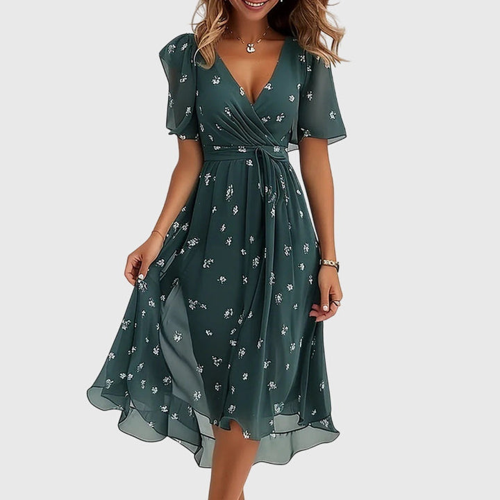 Catalina™ | Chic Tailored Midi Dress