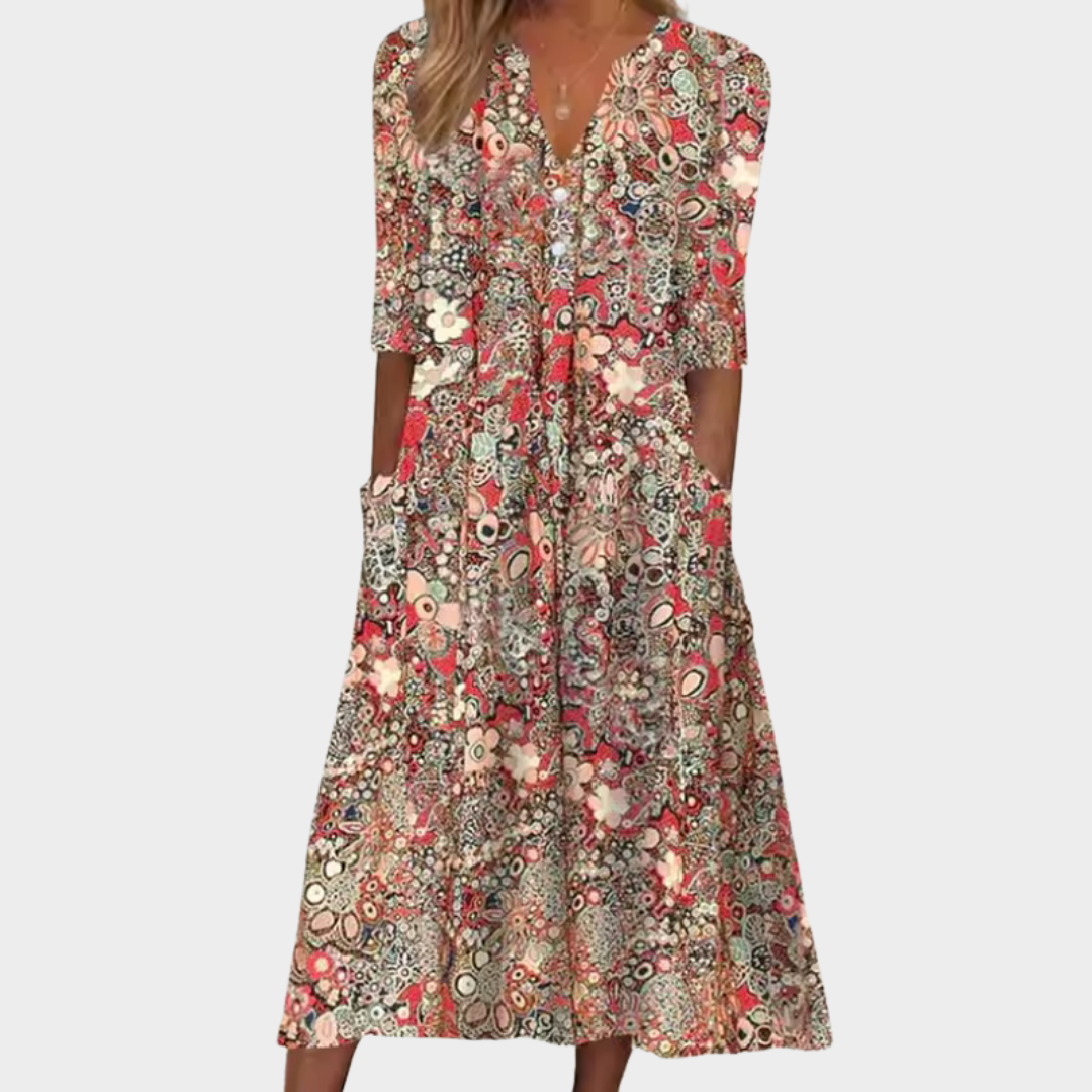 Queenie | Elegant Lightweight Summer Dress