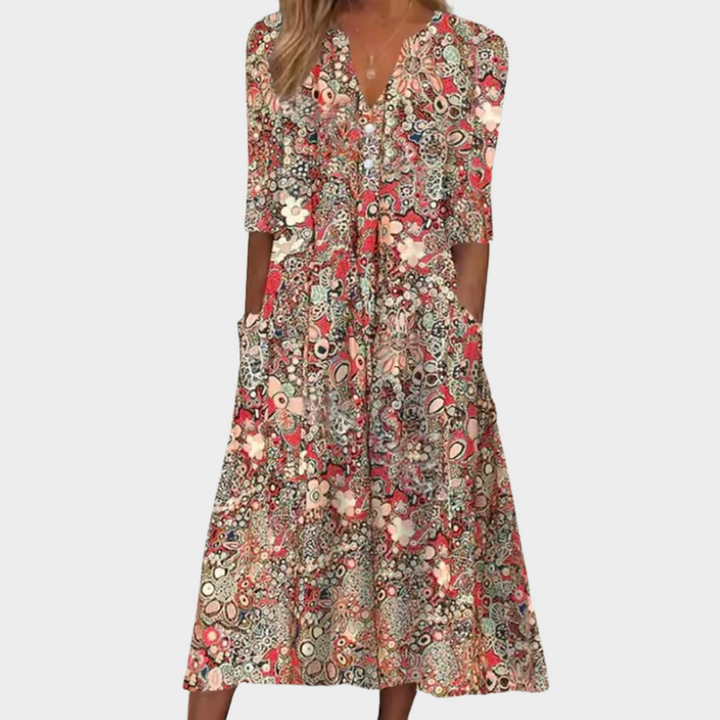 Queenie | Elegant Lightweight Summer Dress