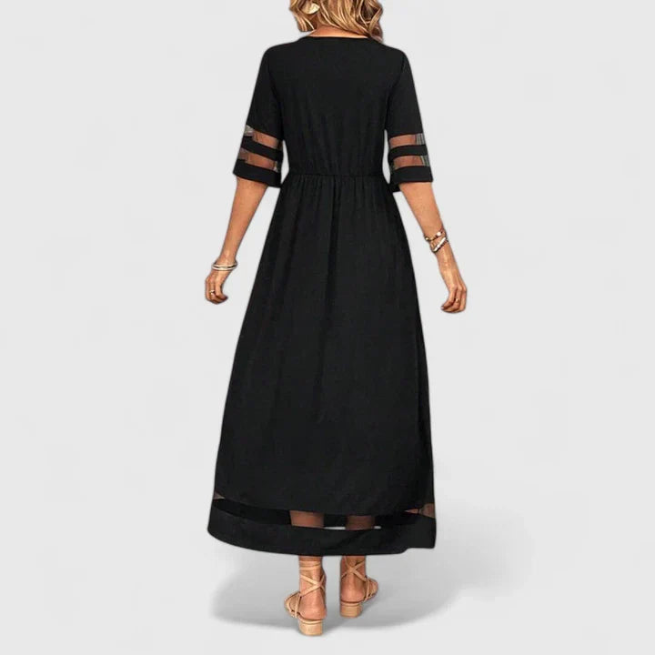 Delymarina | Elegant Classic Midi Dress
