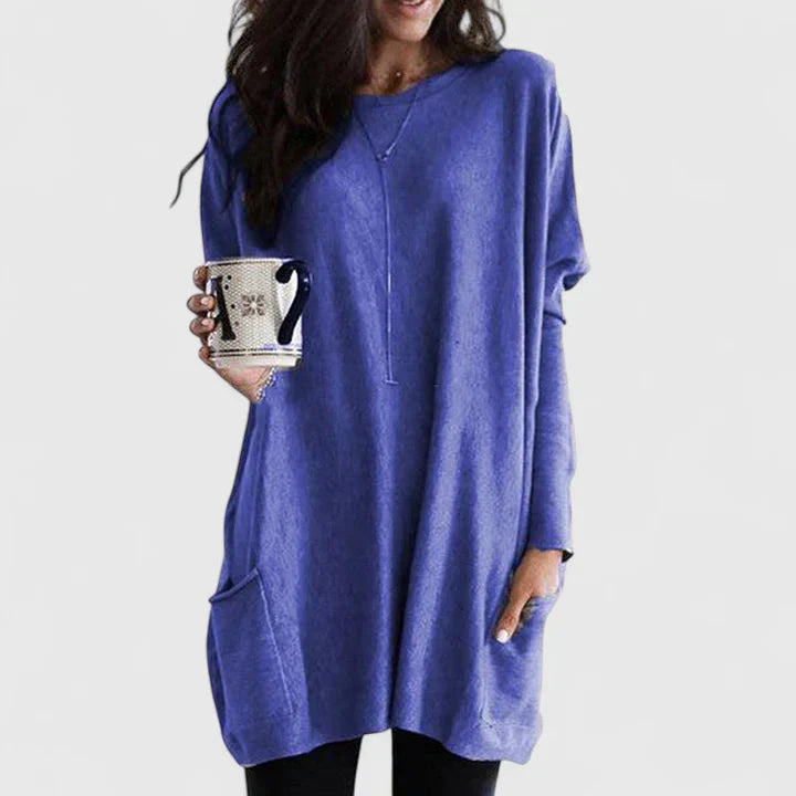 Amaryzeth™ | Relaxed Tunic Midi Dress