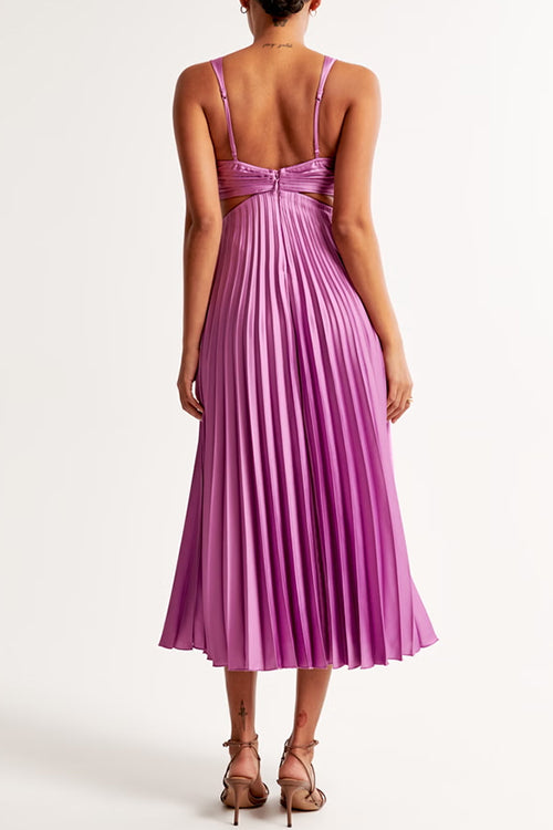 Alexandra | Pleated Maxi Wedding Guest Dress