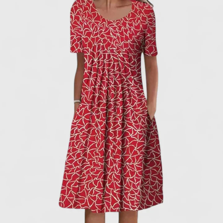 Olyverrah | Elegant Printed Maxi Dress
