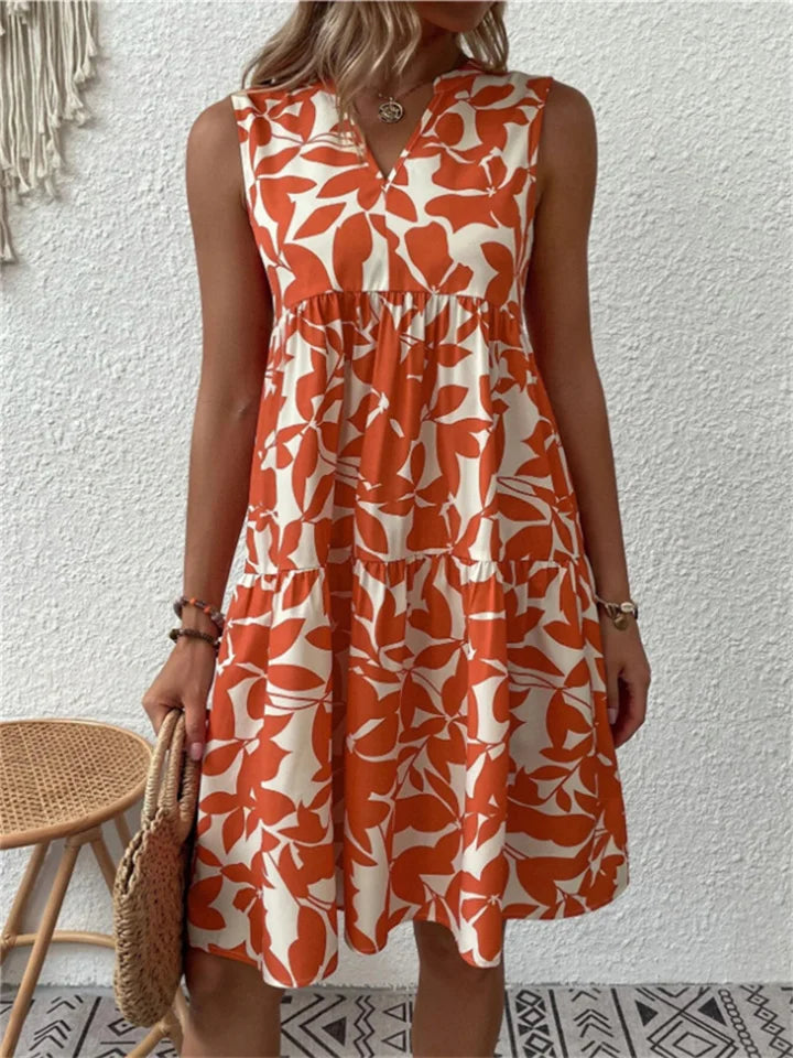 Beverly | Flowing Floral Wedding Guest Dress