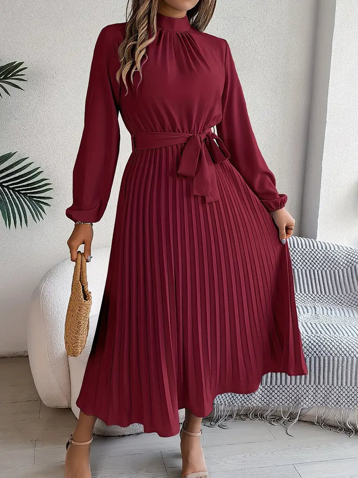Rae | Pleated Midi Wedding Guest Dress