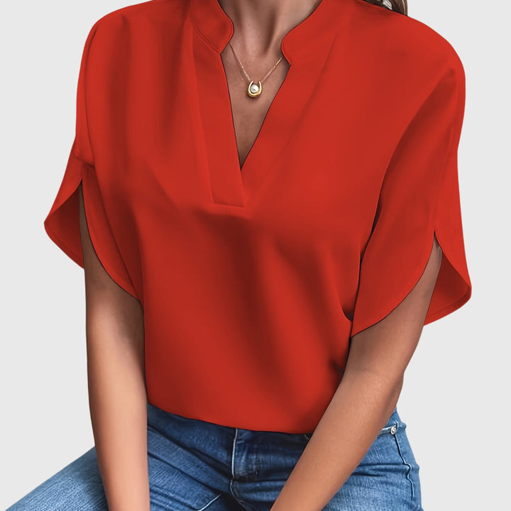 Kristie™ | Elegant Satin Blouse