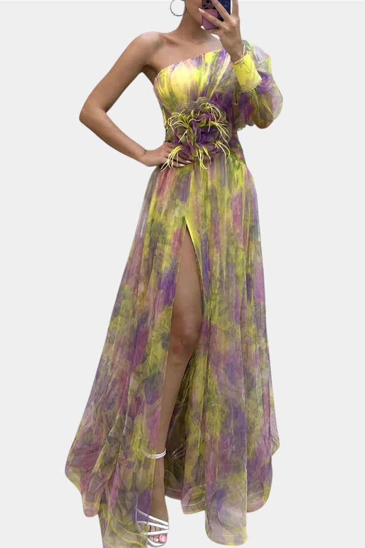 Danyzhel | Elegant Side-Slit Maxi Dress