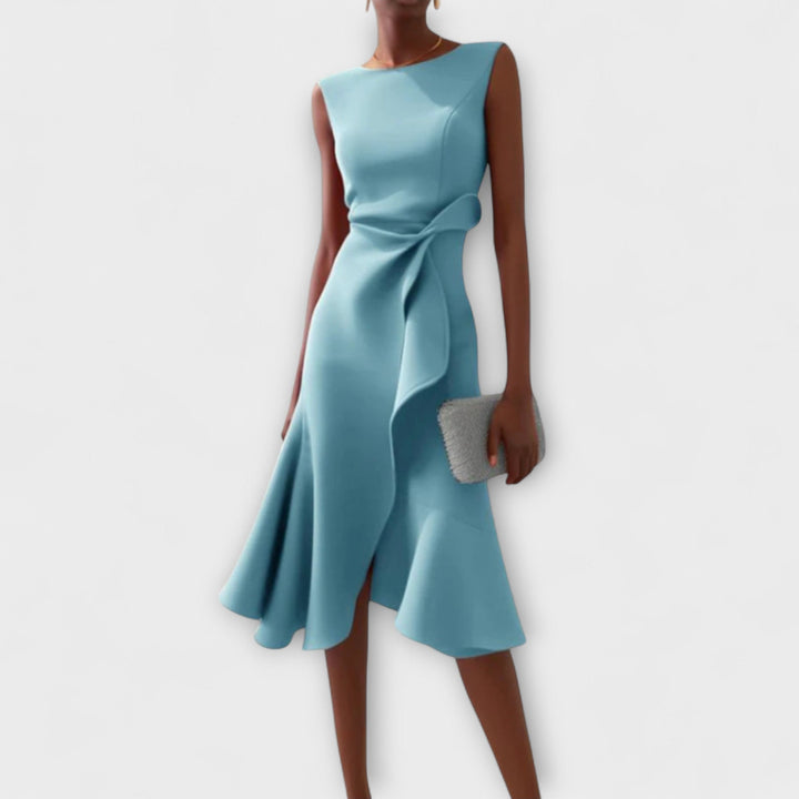 Darlene | Sophisticated Structured Midi Dress
