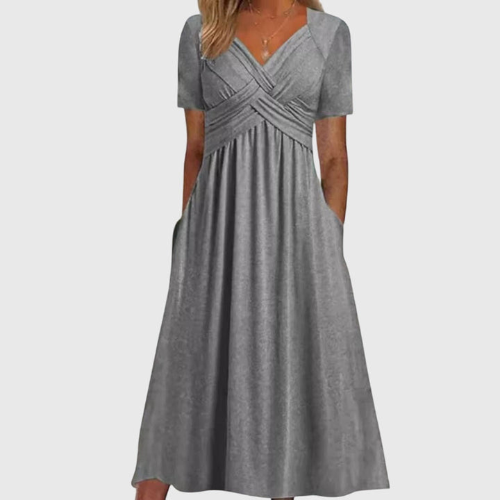 Amanda | Flattering Fit Midi Dress