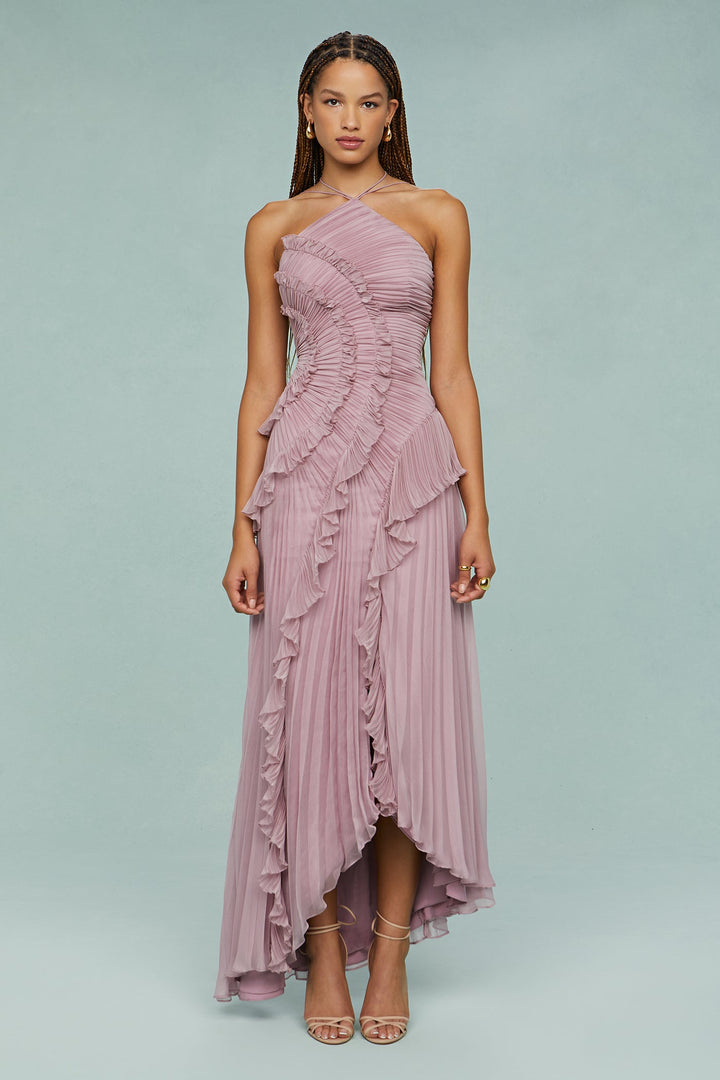 Estelle | Halter Wedding Guest Dress