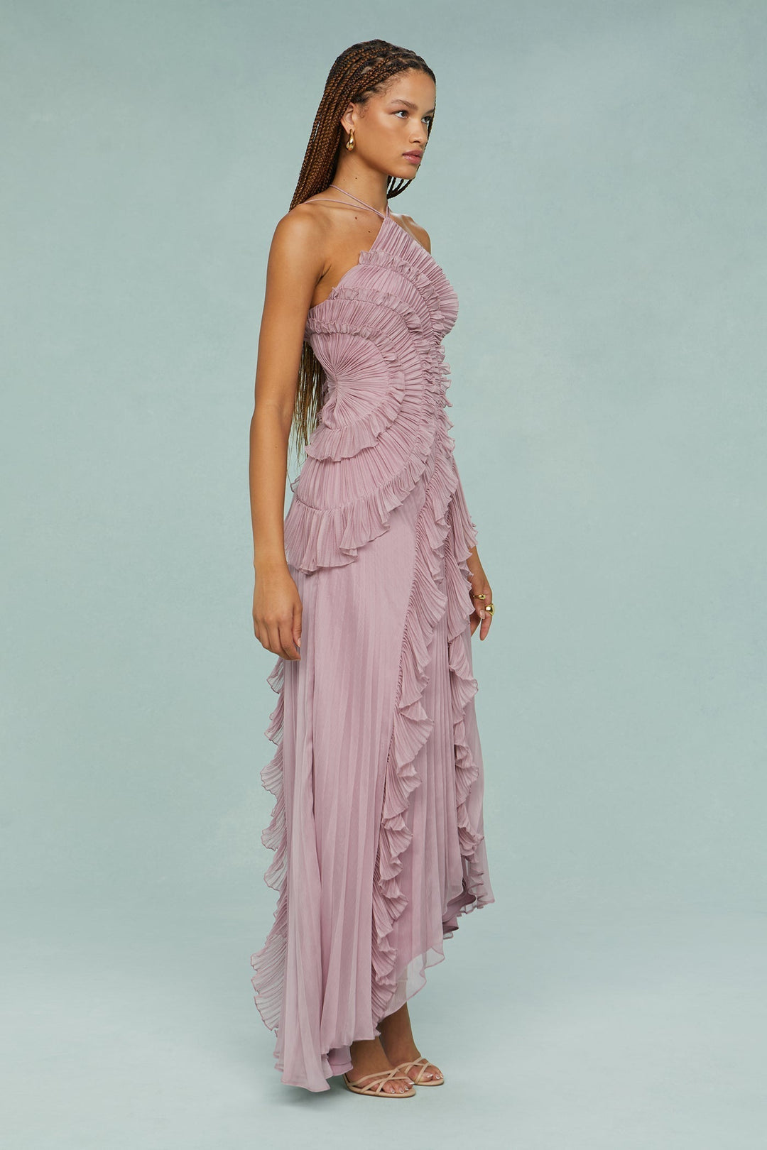 Estelle | Halter Wedding Guest Dress