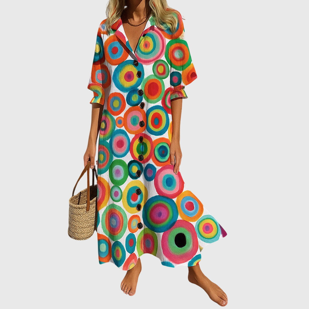 Jasmine™ | Elegant Slimming Midi Dress