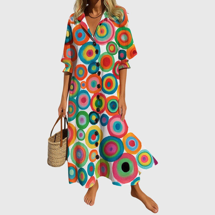 Jasmine™ | Elegant Slimming Midi Dress