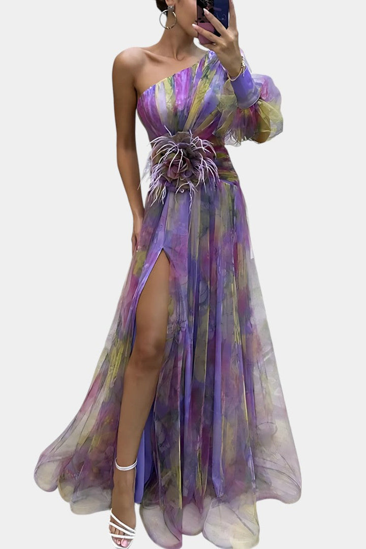 Danyzhel | Elegant Side-Slit Maxi Dress