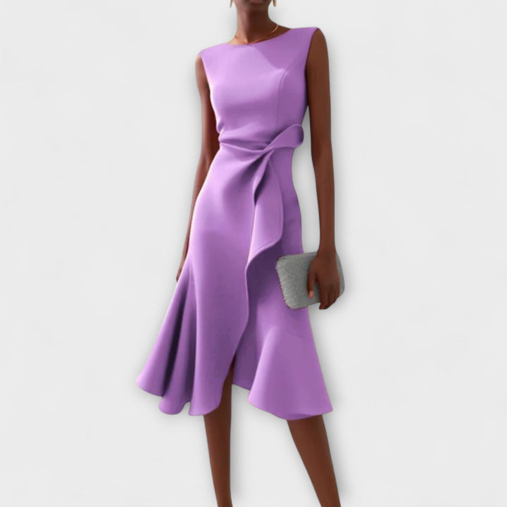 Darlene | Sophisticated Structured Midi Dress
