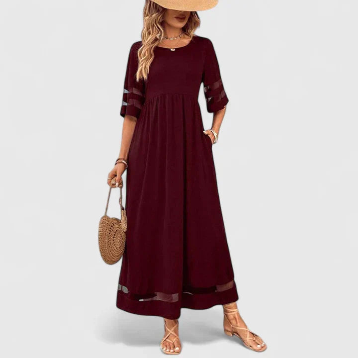 Delymarina | Elegant Classic Midi Dress
