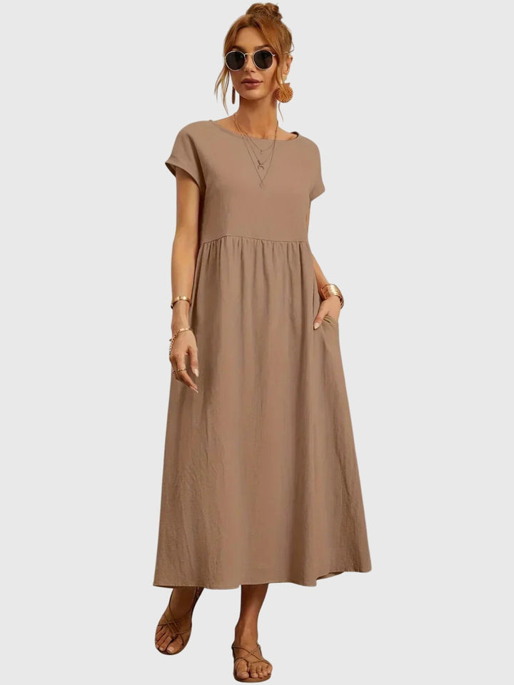 Giselle™ | Casual Pocket Midi Dress