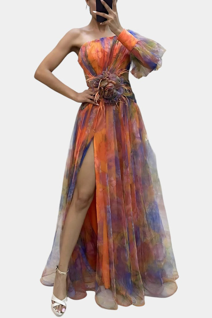 Danyzhel | Elegant Side-Slit Maxi Dress