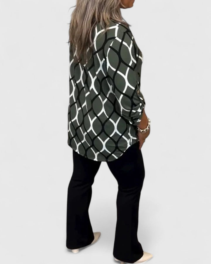 Ella | Elegant Satin Blouse