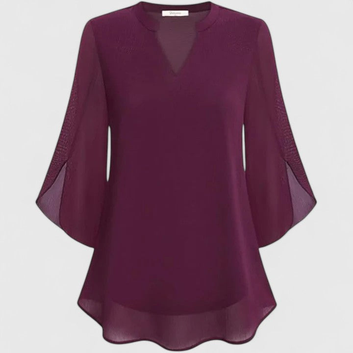 Ellie | Sophisticated Chiffon Blouse