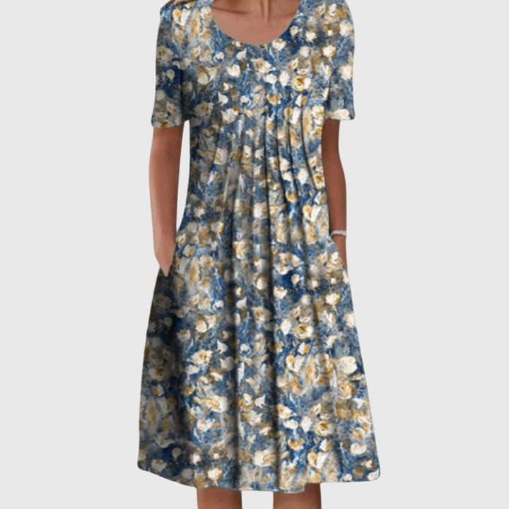 Mary™ | Flattering Tummy Control Midi Dress