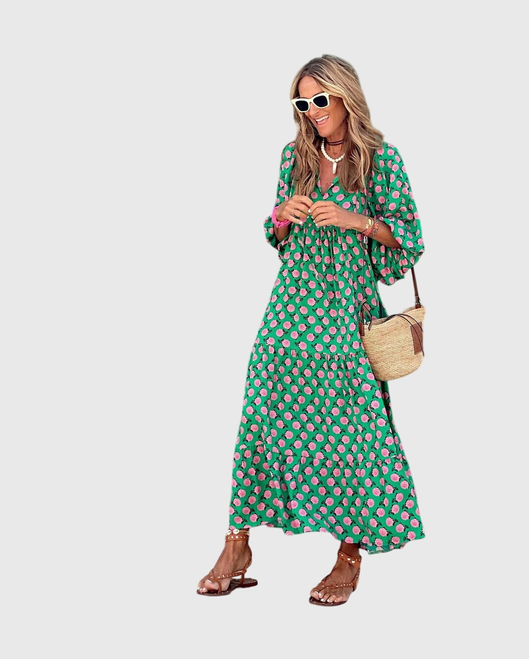 Sarah™ | Boho Chic Maxi Dress