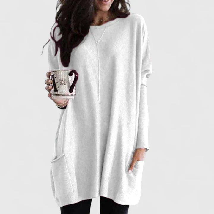 Amaryzeth™ | Relaxed Tunic Midi Dress