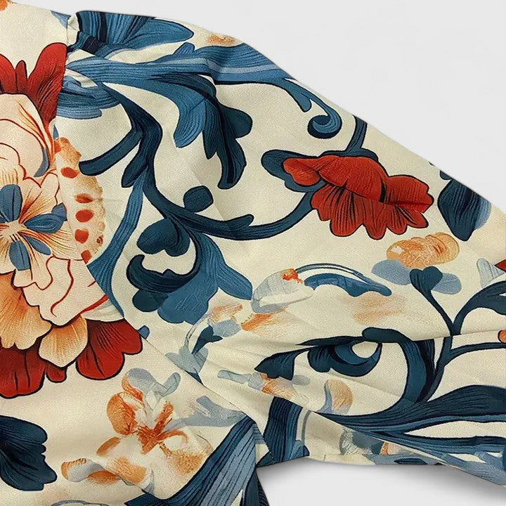 Therese | Elegant Floral Blouse