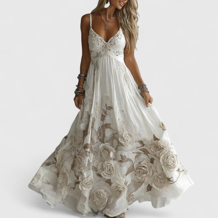 Marizandra | Elegant Green Evening Gown