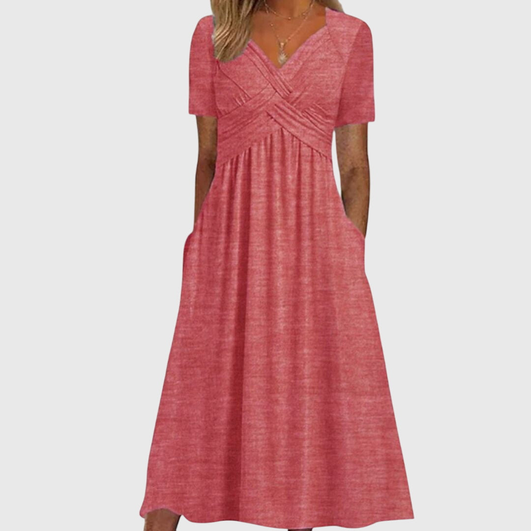 Amanda | Flattering Fit Midi Dress