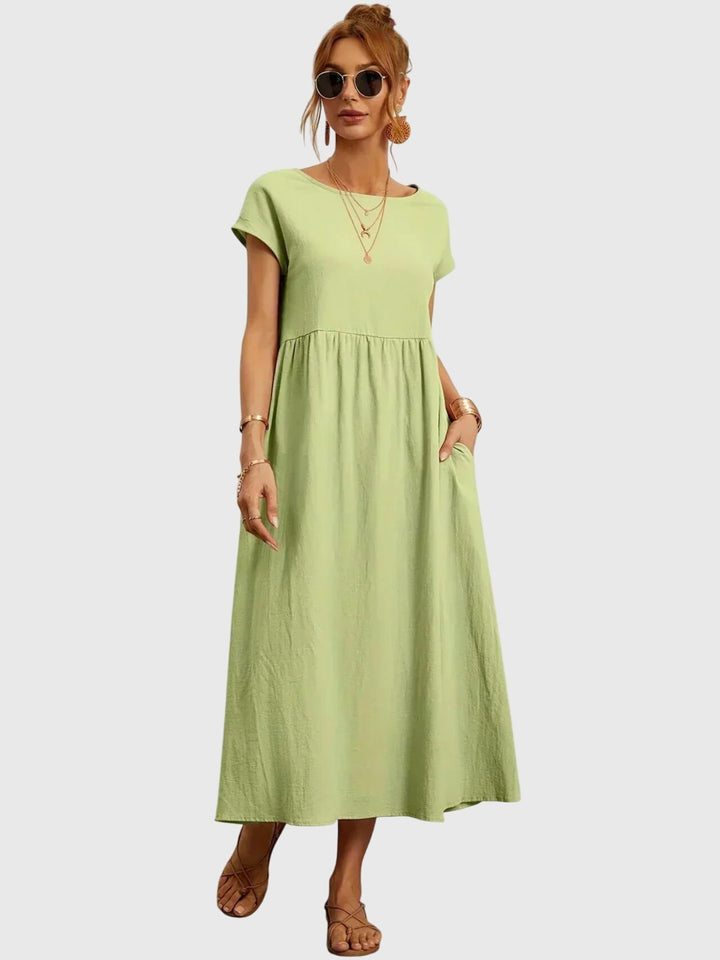 Giselle™ | Casual Pocket Midi Dress