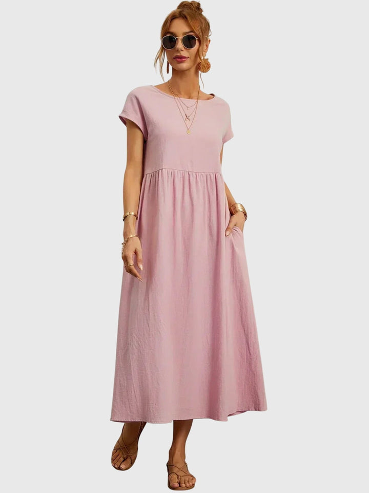 Giselle™ | Casual Pocket Midi Dress