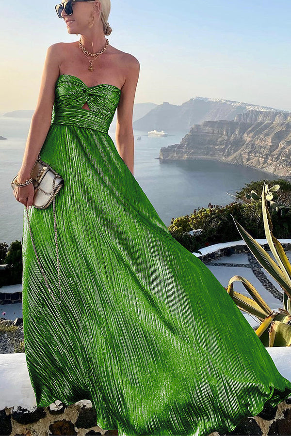 Eliza | Strapless A-Line Wedding Guest Dress