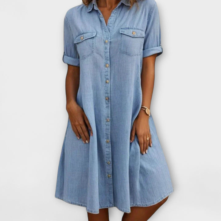 Jennie | Elegant Belted Midi Dress