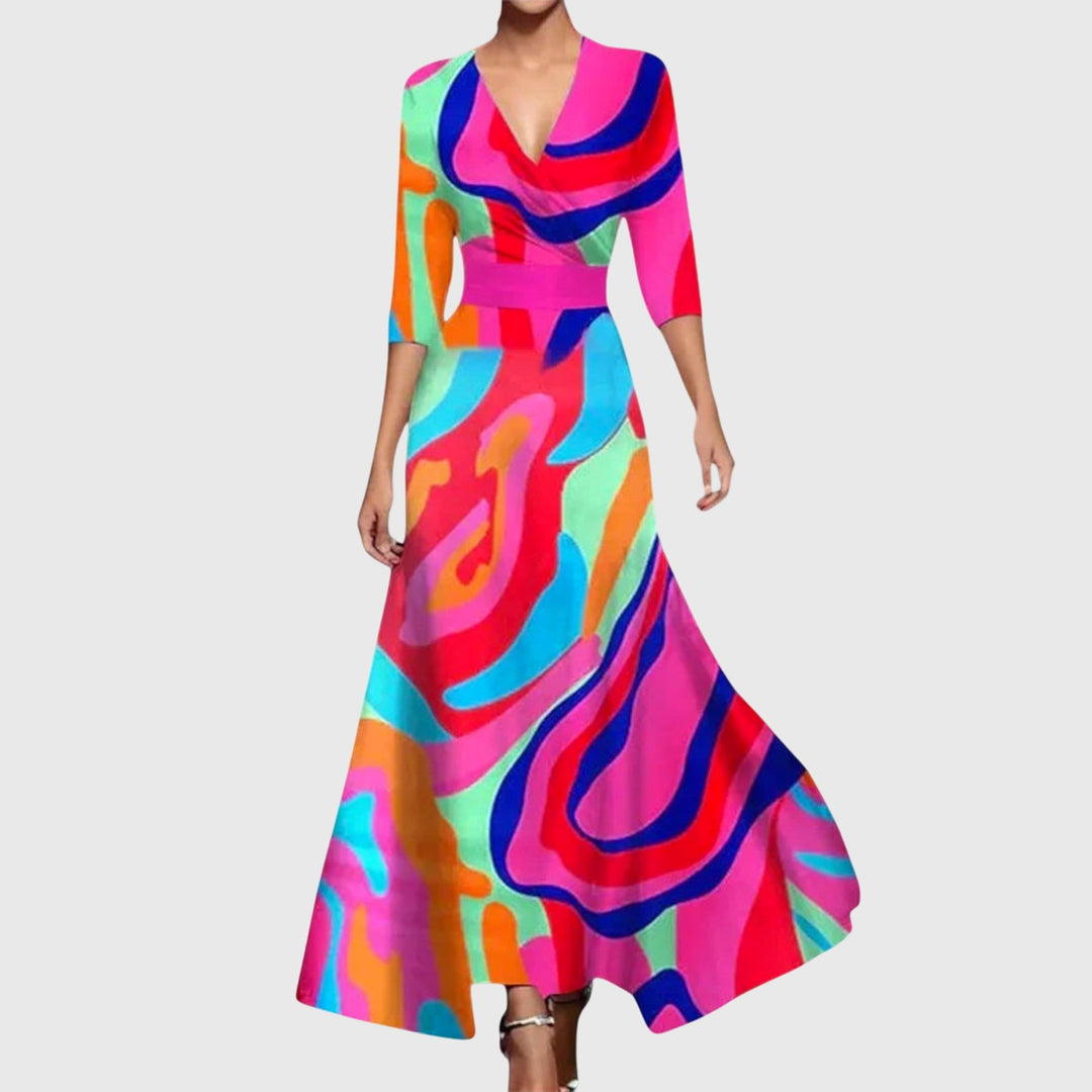 Leila™ | Elegant Classic Midi Dress
