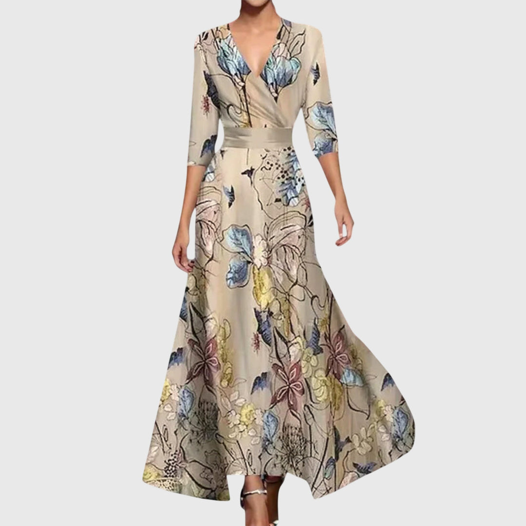 Leila™ | Elegant Classic Midi Dress