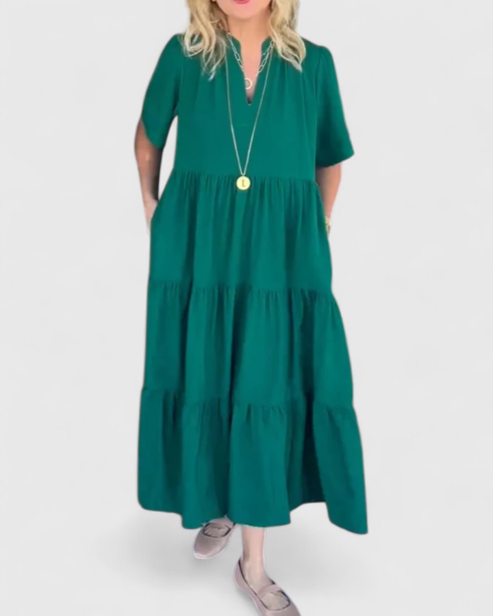 Rebecca | Elegant Flowing Maxi Dress