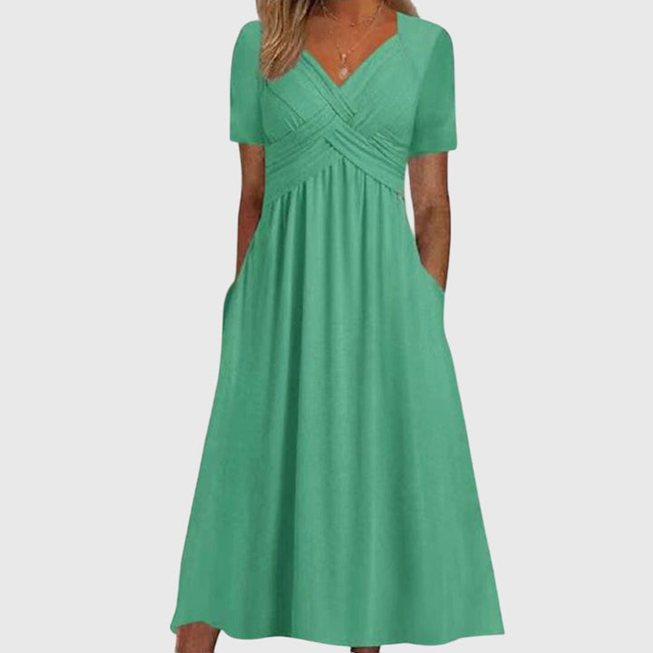 Amanda | Flattering Fit Midi Dress