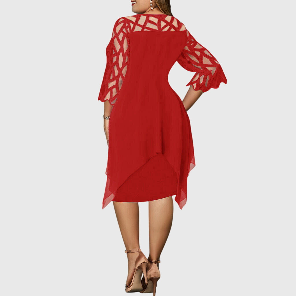 Juliana | Chic Tailored Midi Dress