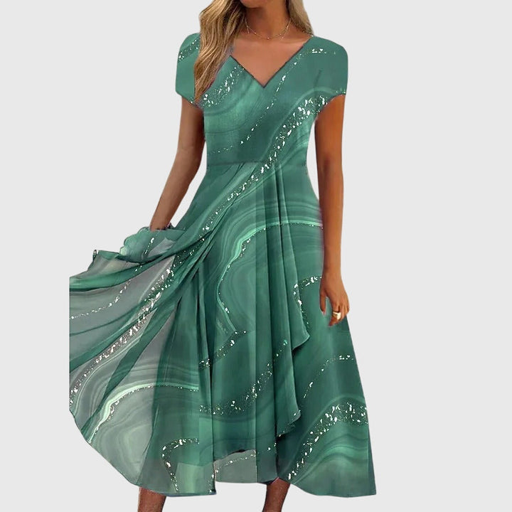 Aubrielle™ | Flowing Lightweight Midi Dress