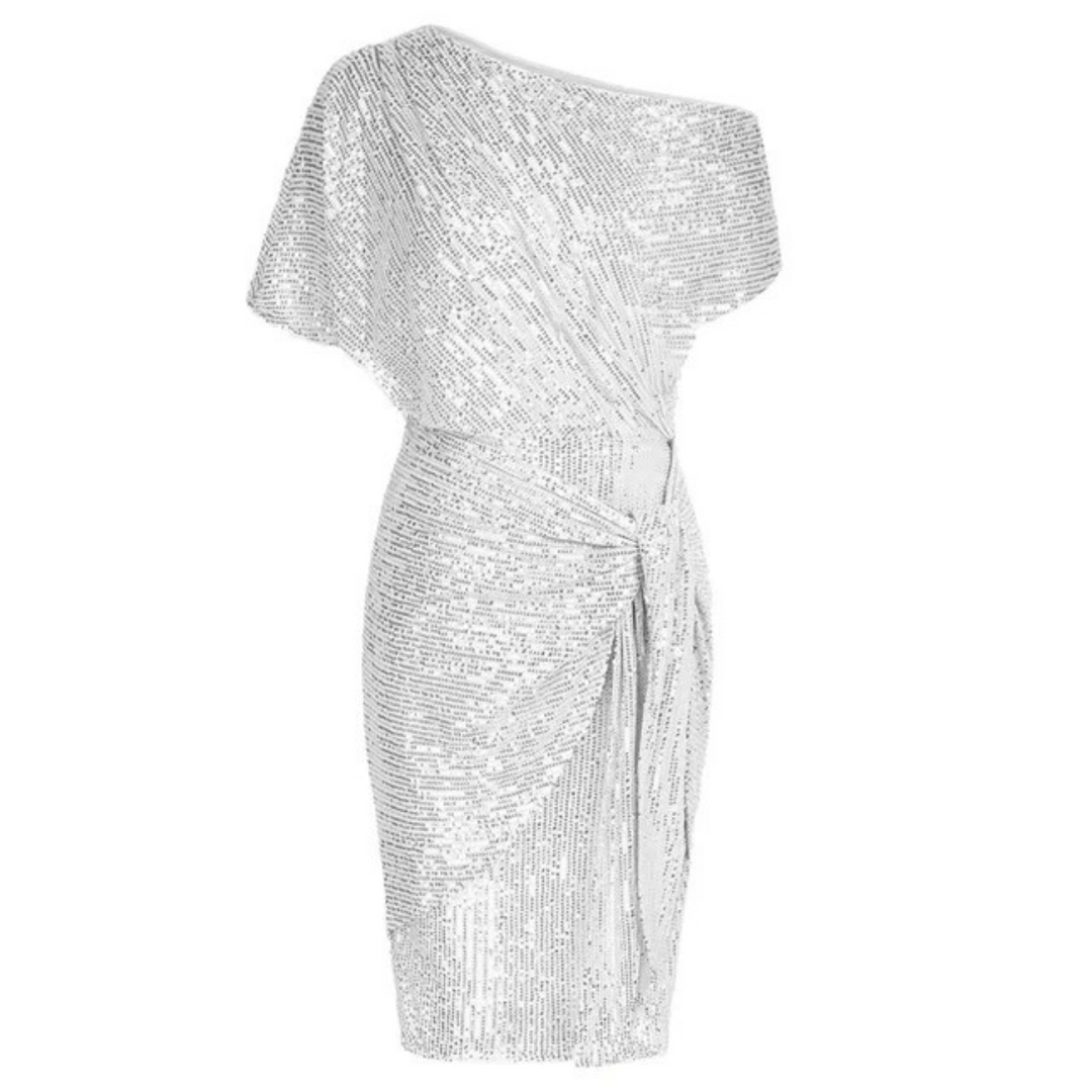 Briony | One-Shoulder Wedding Guest Dress