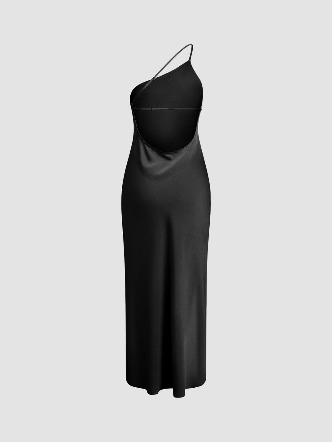 Lowri | Satin Halter Wedding Guest Dress