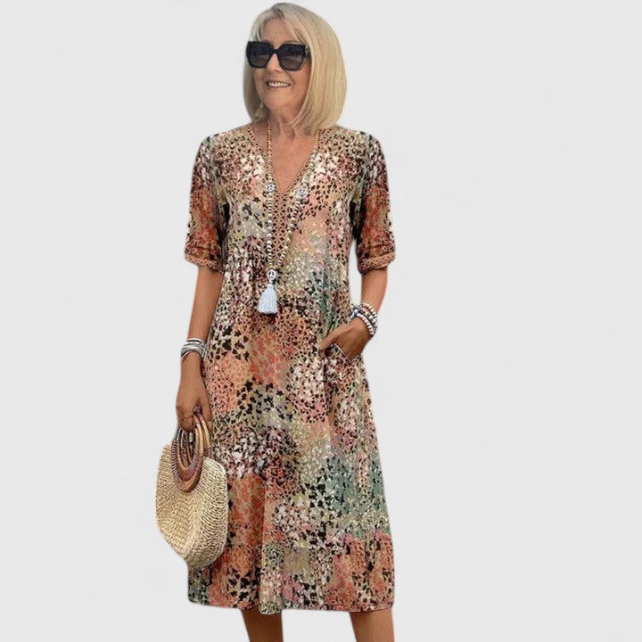Isolde™ | Stylish Pleated Midi Dress