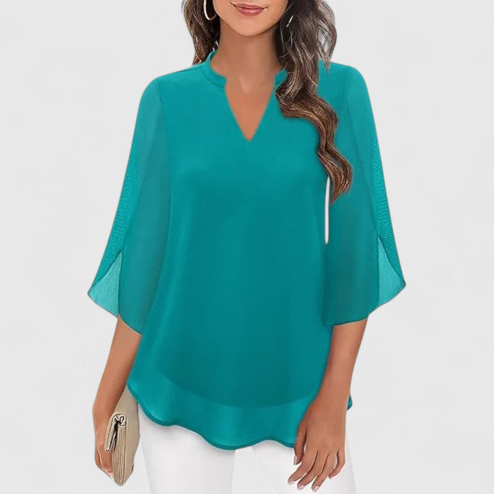 Ellie | Sophisticated Chiffon Blouse