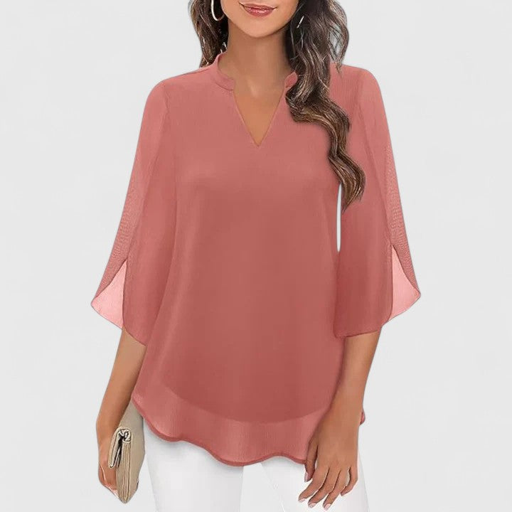 Ellie | Sophisticated Chiffon Blouse