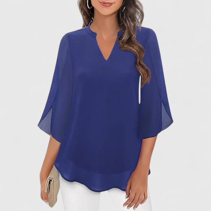 Ellie | Sophisticated Chiffon Blouse