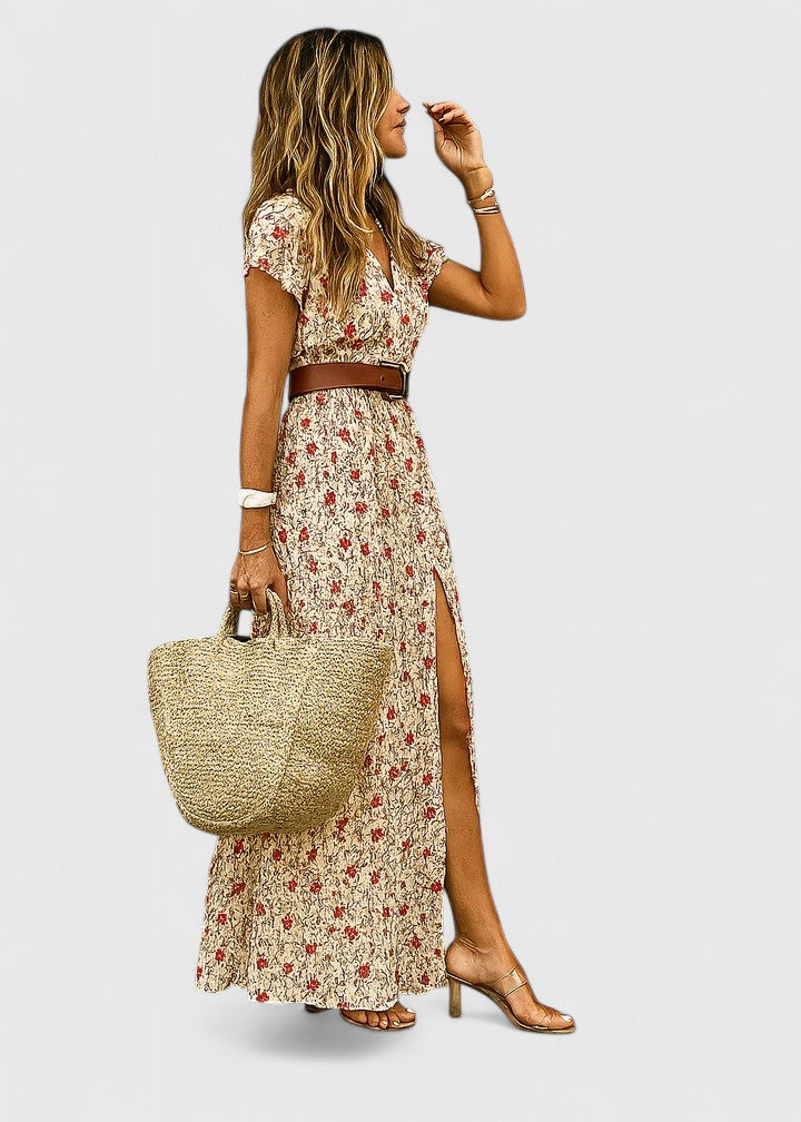 Alleta | Sophisticated Flowing Maxi Dress